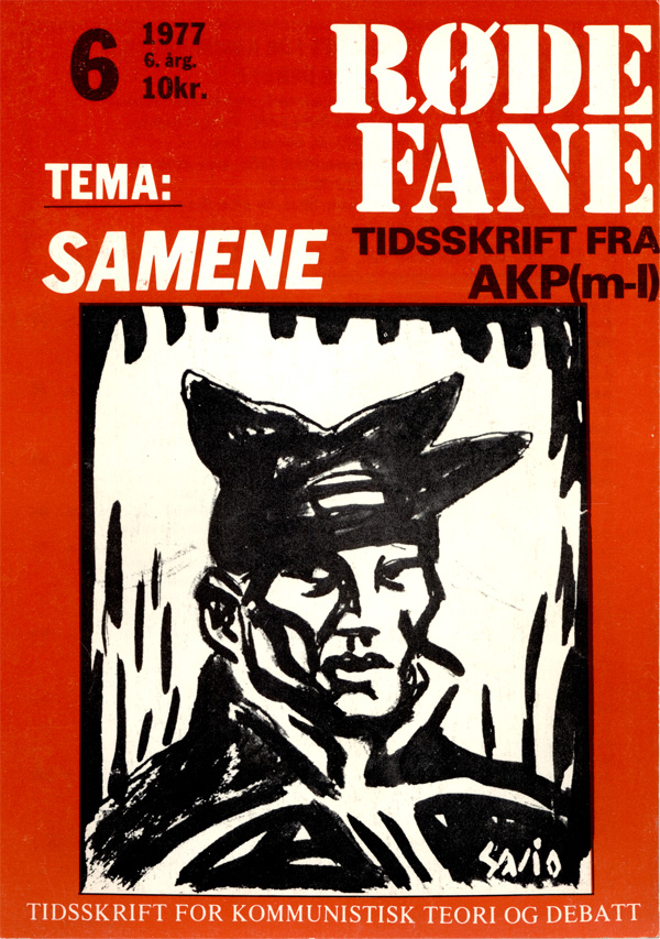 Forside Røde Fane nr 6, 1977