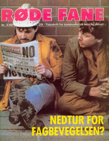 Forside Røde Fane nr 2, 1986
