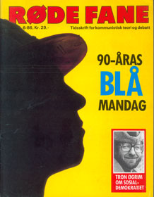 Forside Røde Fane nr 6, 1986